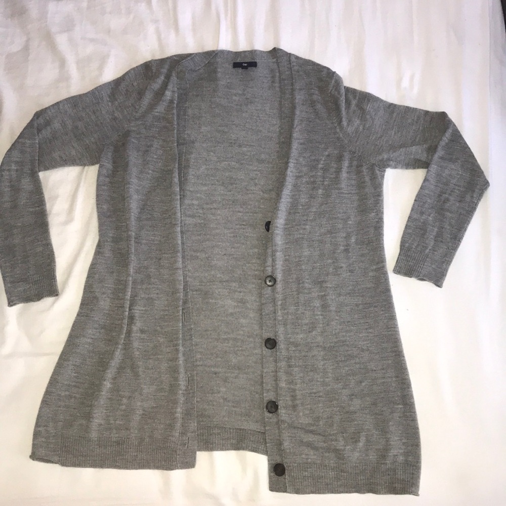 Long Grey Cardigan